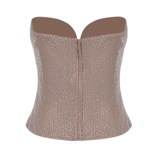 Crystal-Embellished Top