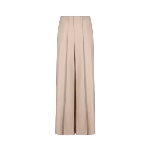 Pleated Wide-Leg Trousers