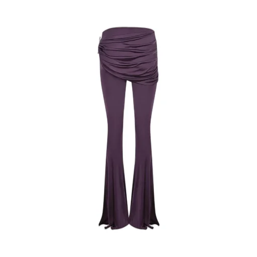 Draped Brooch Pants