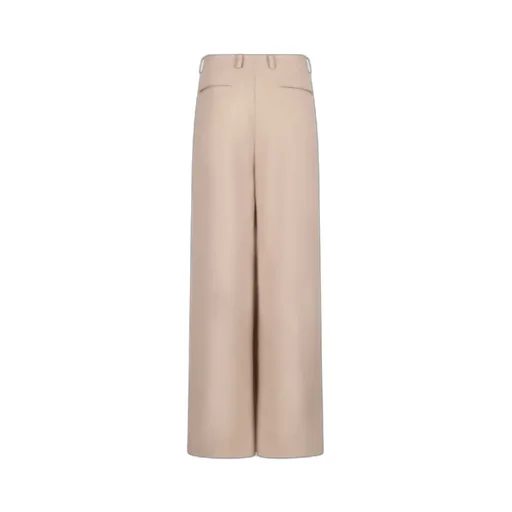 Pleated Wide-Leg Trousers