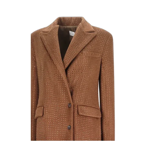 Rhinestone-Embellished Coat