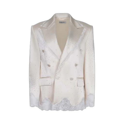 Rhinestone Lace Blazer