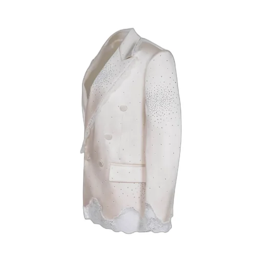 Rhinestone Lace Blazer