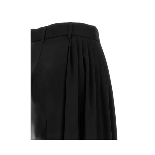 Pleated Wide-Leg Pants
