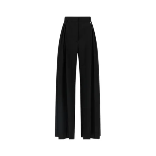 Pleated Wide-Leg Pants