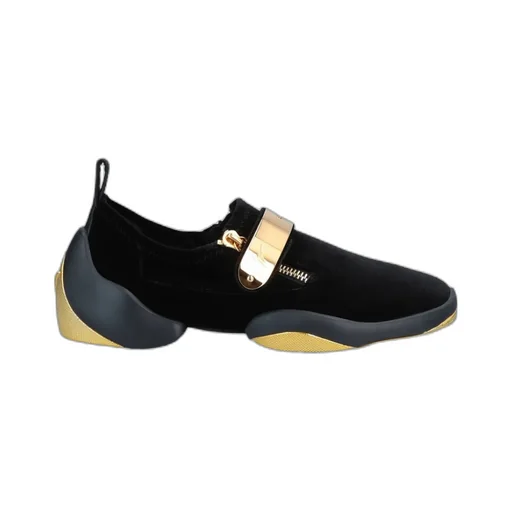 Zipper Details Low-Top Casual Sneakers