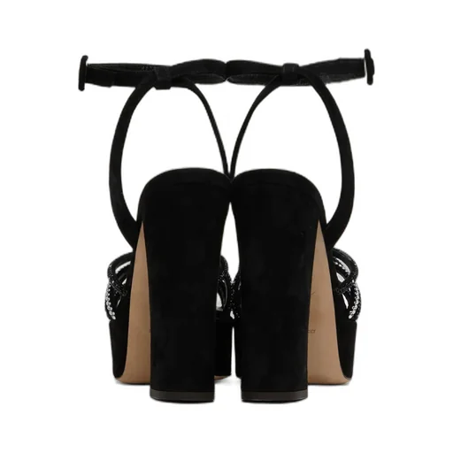 Blasvegas Rhinestone Detail High-Heeled Sandals