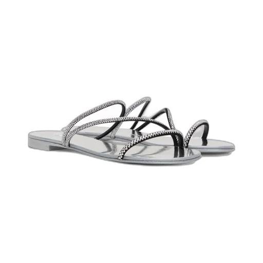 Rhinestone Flat Sandals