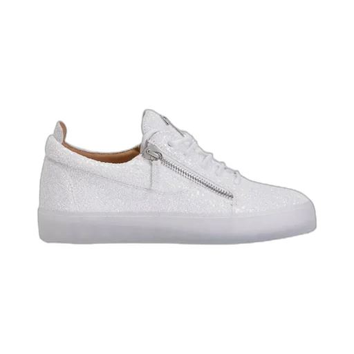 Glitter Trainers With Zip Detail