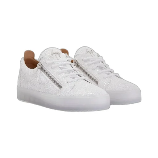 Glitter Trainers With Zip Detail