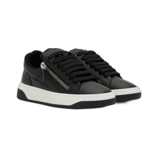 Side Zipper Low-Cut Casual Shoes