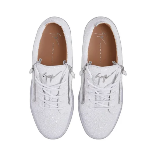 Glitter Trainers With Zip Detail