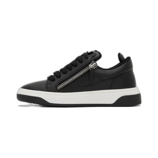 Side Zipper Low-Cut Casual Shoes