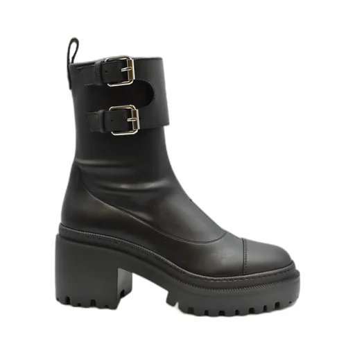 Round-Head Short Boots