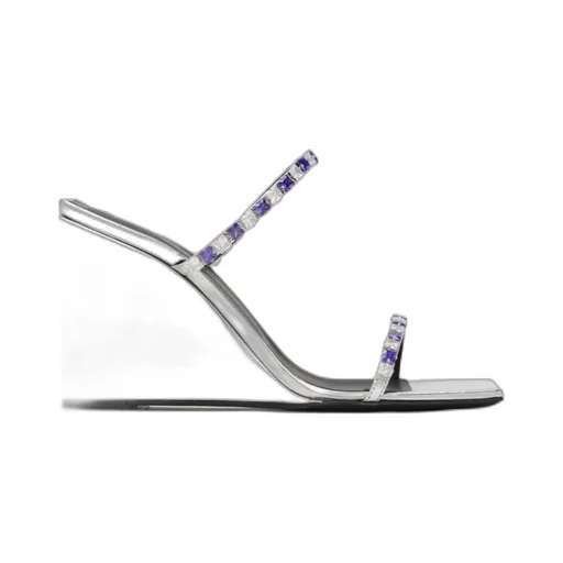 Logo Wedges Sandals