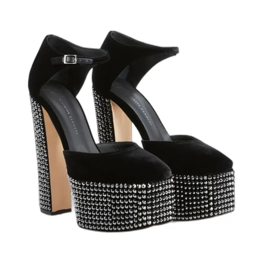 Bebe 150 Crystal-Embellished Pumps