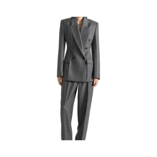 Double-Breasted Jacket In Wool