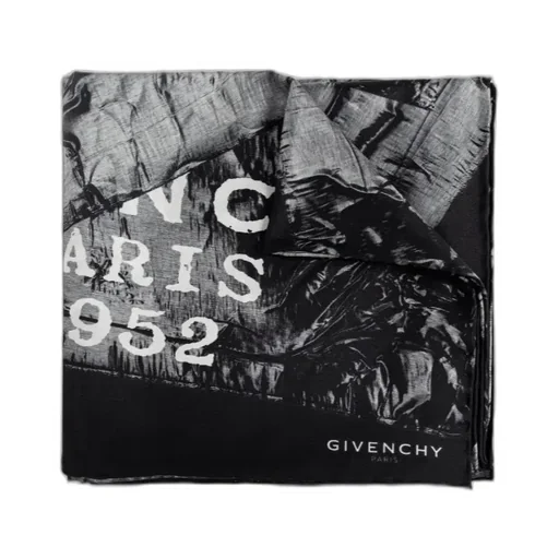 Paris 1952 Logo Print Scarf