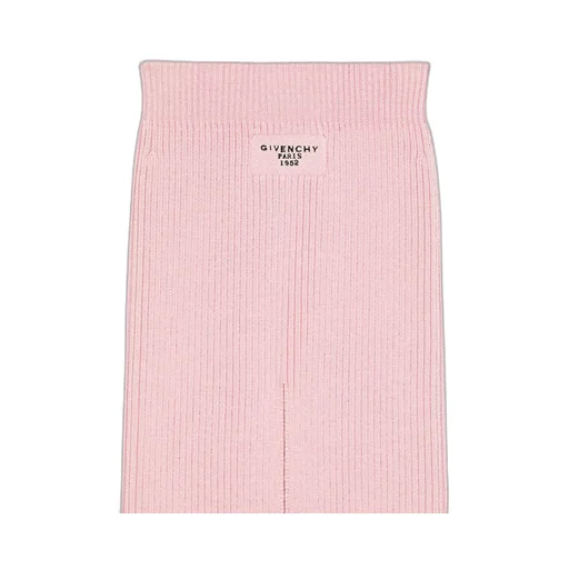 Rubbed-Knit Midi Pencil Skirt