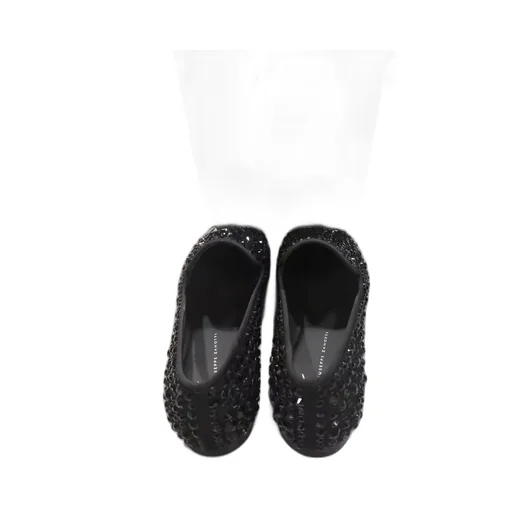 Silver Flat Shoes