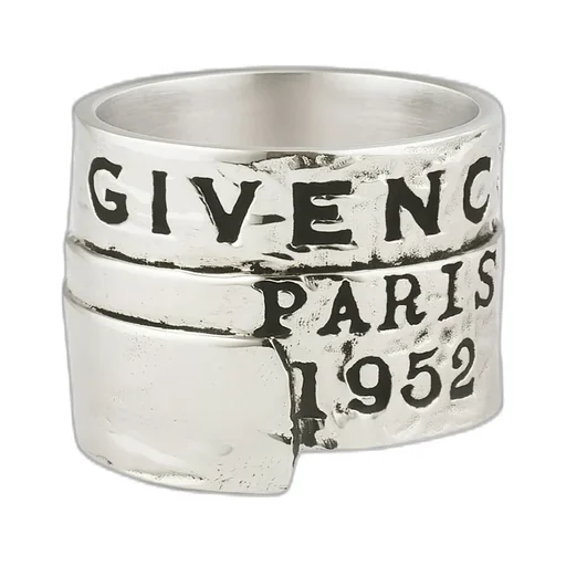 Paris 1952 Logo Engraved Tape Ring