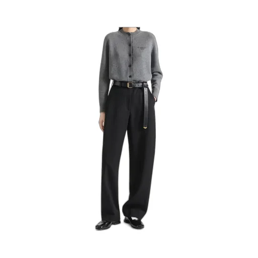Paris 1952 Signature Embroidered Knit Cardigan