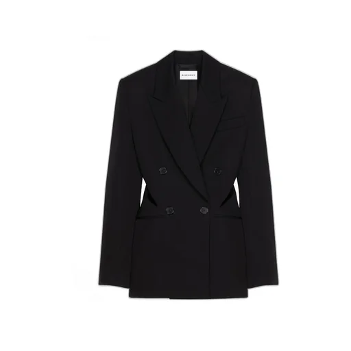 Double-Breasted Slashed Jacket