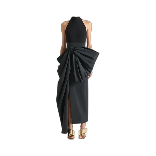 Halterneck Open-Back Top