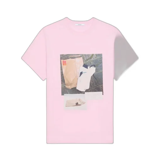 T-Shirt In Cotton With Archive Print