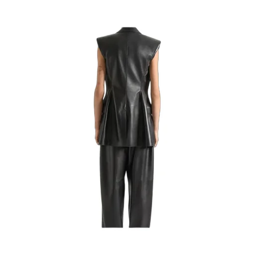 Double-Breasted Sleeveless Jacket