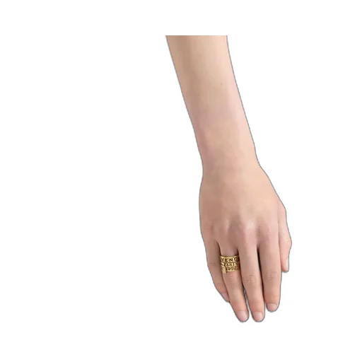 Paris 1952 Logo Engraved Tape Ring