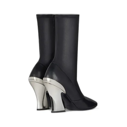 Sculpted Ankle Boots In Nappa Leather