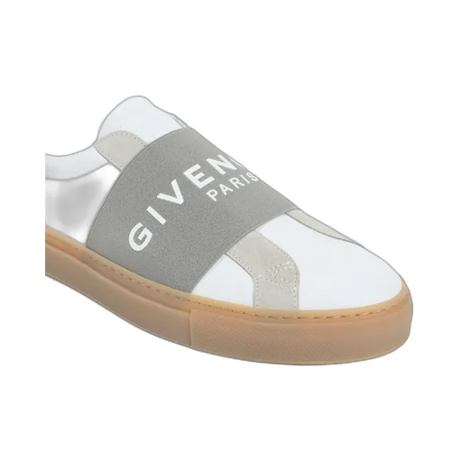 Urban Street Sneakers In Leather And Suede With Elastic