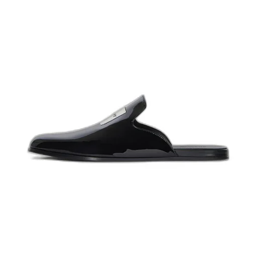 Label Slip-On Flat Mules