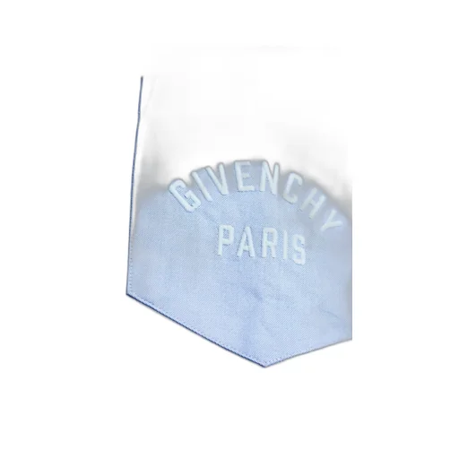 Paris Logo Embroidered Long-Sleeved Shirt