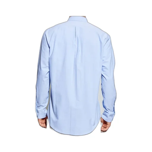 Paris Logo Embroidered Long-Sleeved Shirt