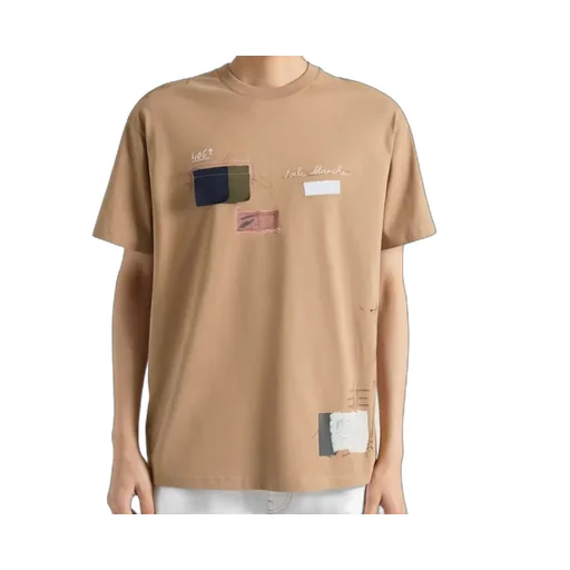Patterned Crewneck T-Shirt