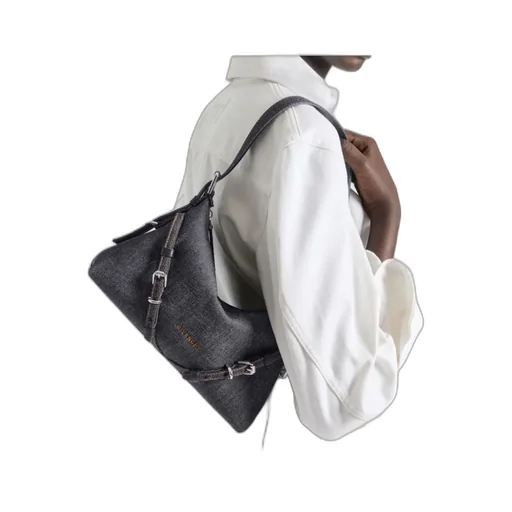 Mini Voyou Bag In Denim