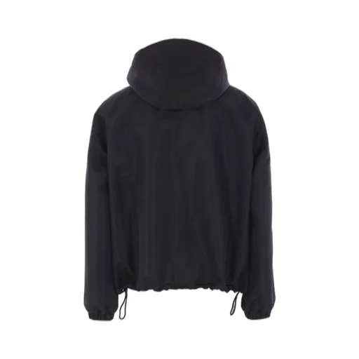 Zip-Up Drawstring Hooded Coat