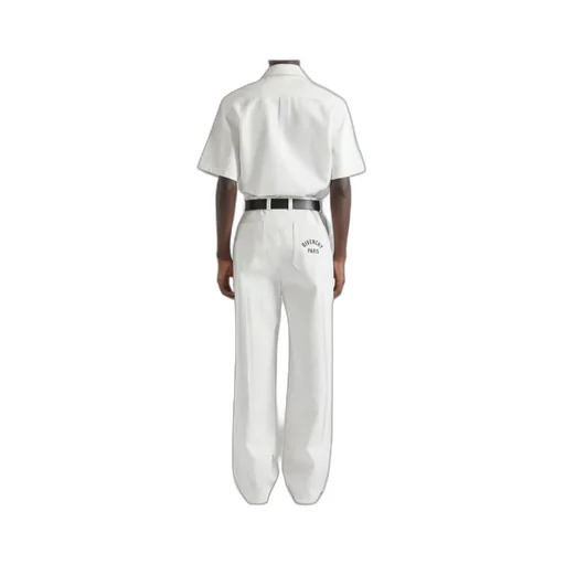 Paris Signature Embroidered Short-Sleeved Shirt