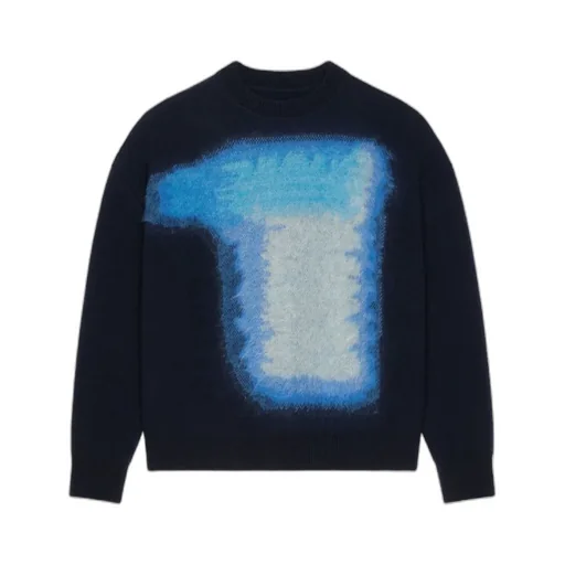 Brushed Afternoon Light Jacquard Sweater
