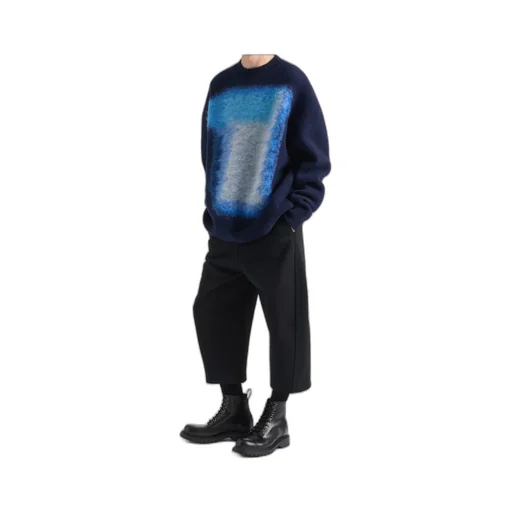 Brushed Afternoon Light Jacquard Sweater