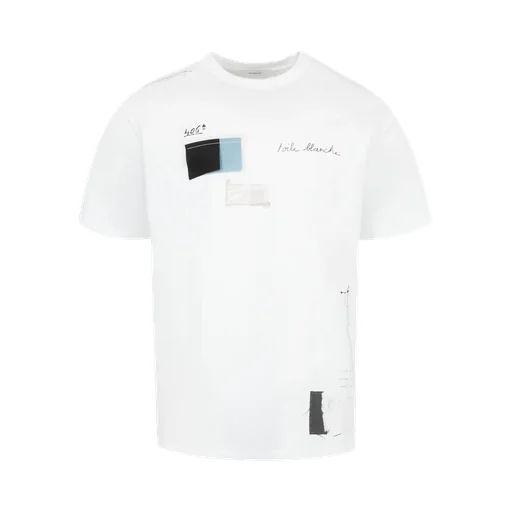 Patterned Crew Neck T-Shirt