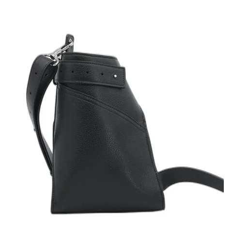 Small Leather Belted Messenger Bag