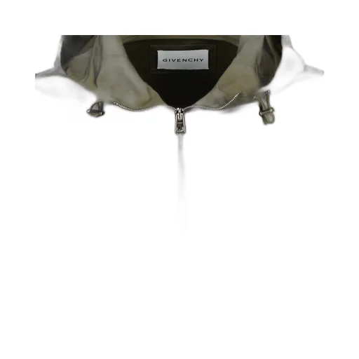 Zip-Up Drawstring Hooded Coat