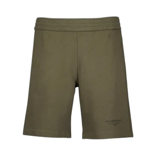 Bermuda Shorts With Givenchy Stamp Print