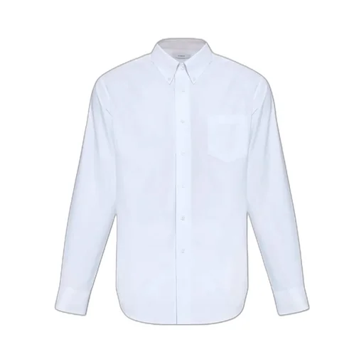 Paris Logo Embroidered Long-Sleeved Shirt