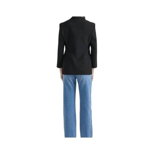 Single Breasted Jacket In Wool