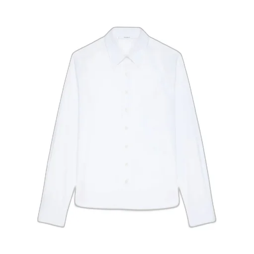 Logo Embroidered Long-Sleeved Shirt