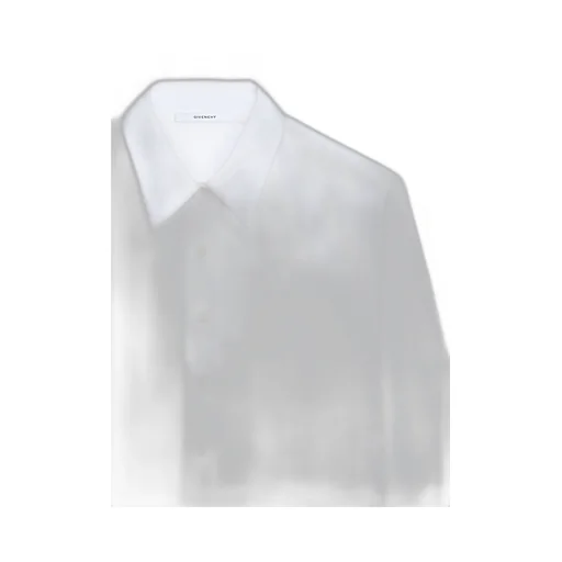 Logo Embroidered Long-Sleeved Shirt